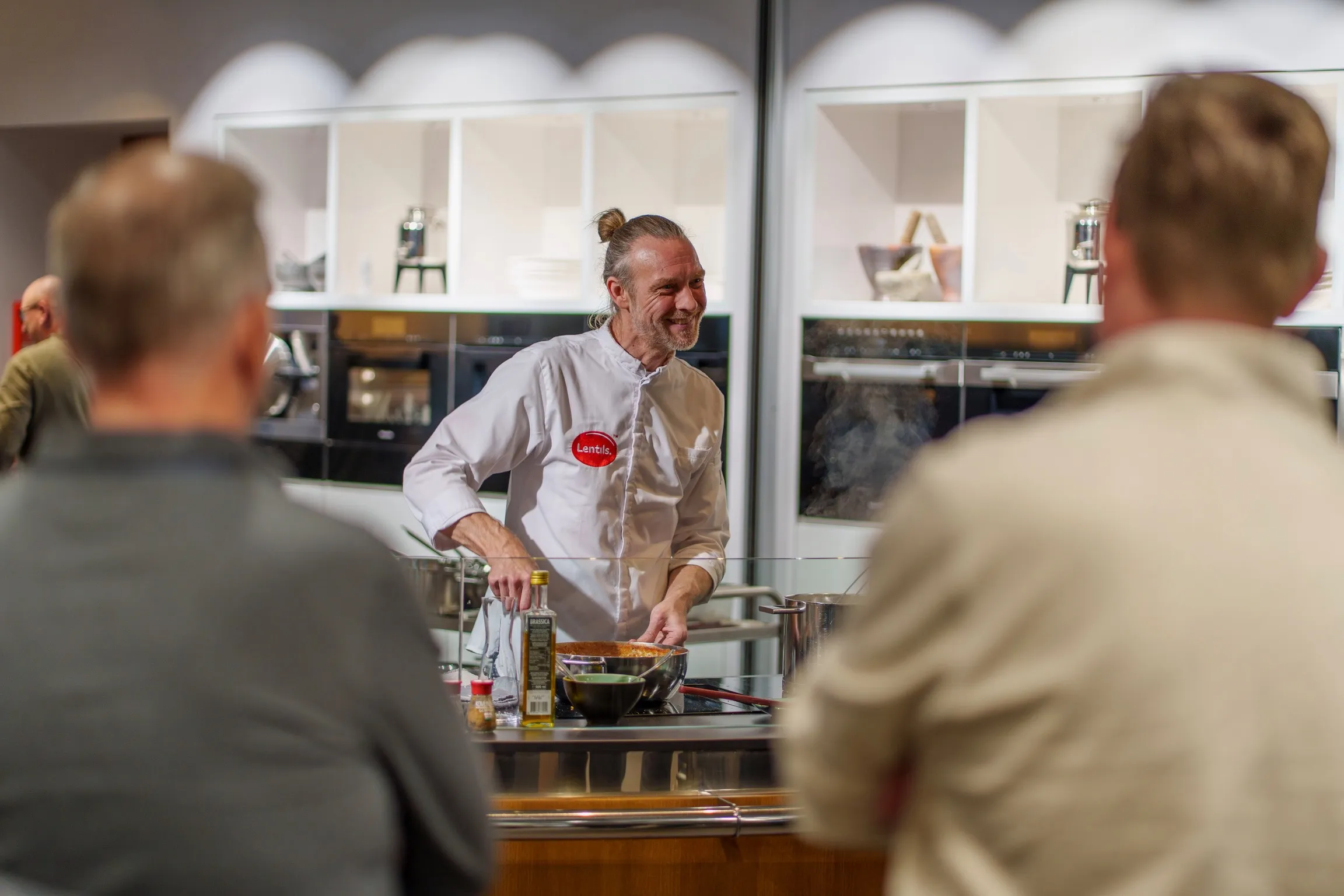 Chef David live kookdemonstratie Lentils