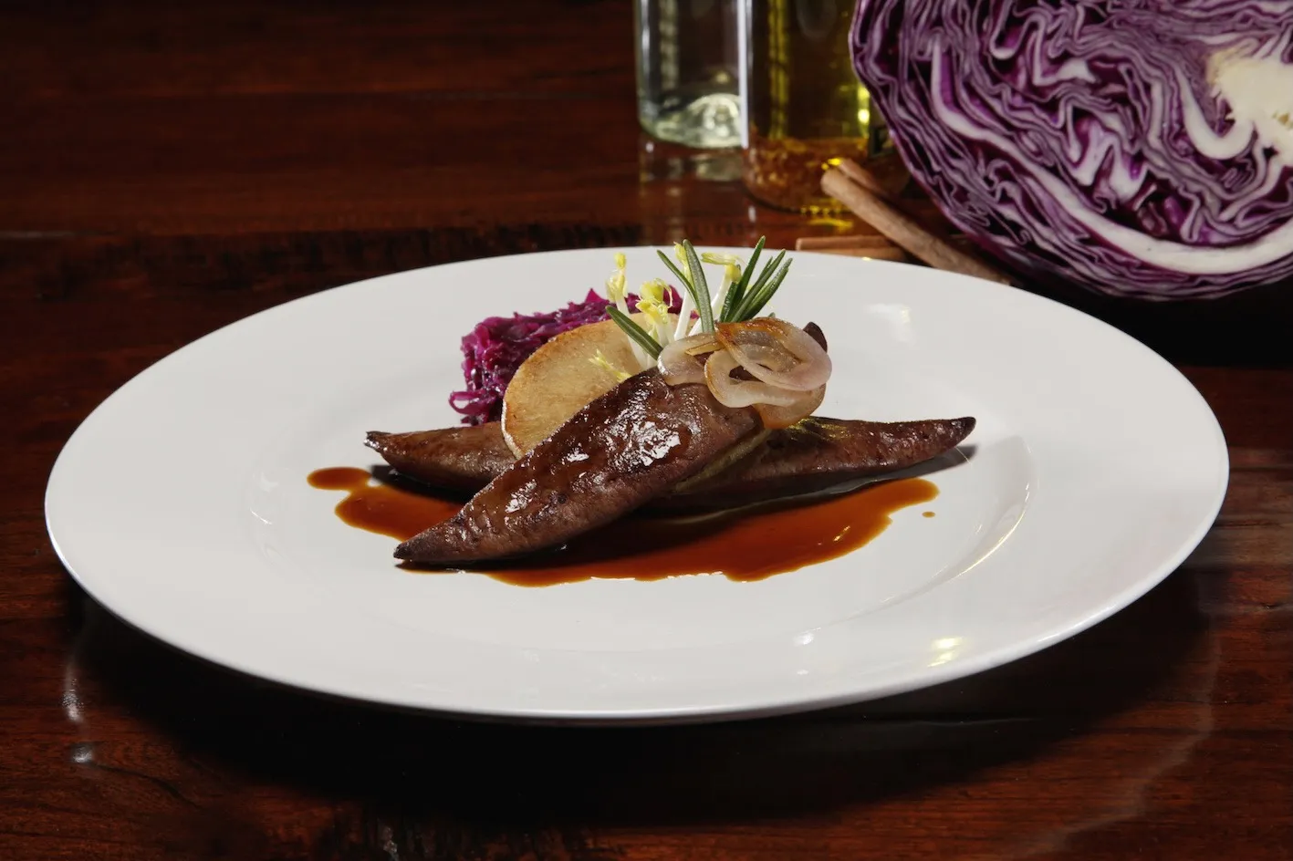 Klassieke eendenborst brasserie stijl